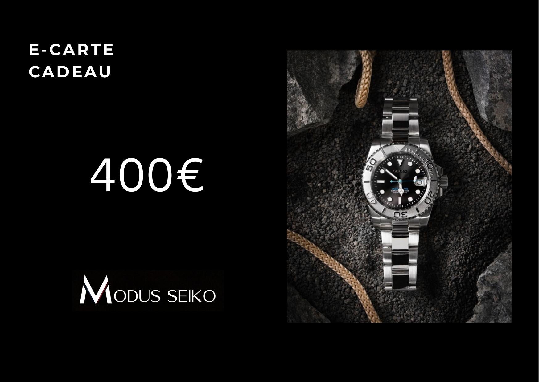E-CARTE CADEAU MODUS SEIKO