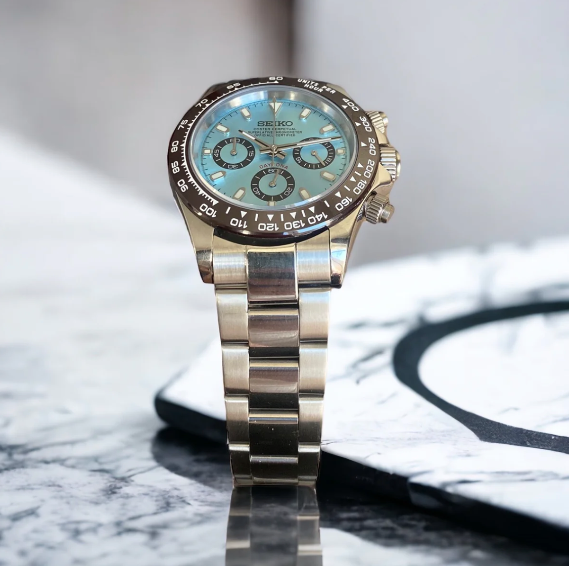 SEIKO MOD DAYTONA | BLEU CIEL