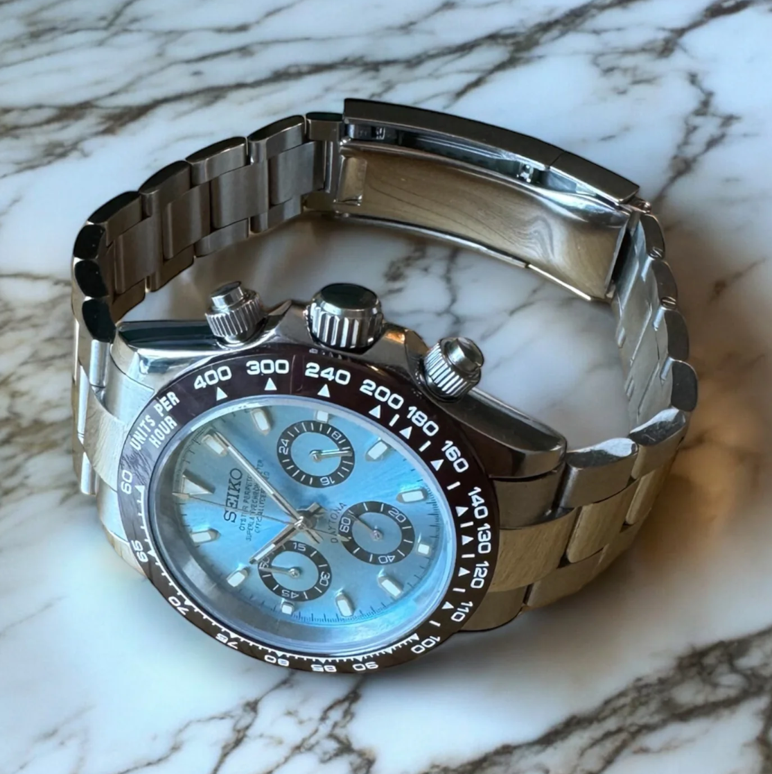 SEIKO MOD DAYTONA | BLEU CIEL