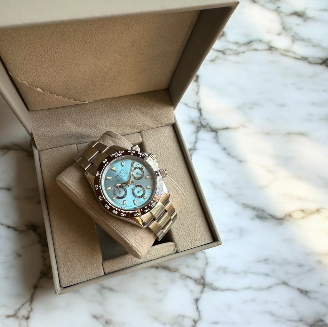 SEIKO MOD DAYTONA | BLEU CIEL
