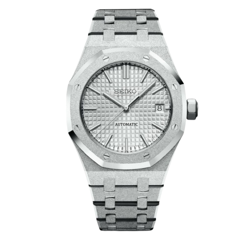Montre Seiko Mod Royal Oak Frosted Brillante – cadran givré boîtier 41 mm – mouvement automatique NH35