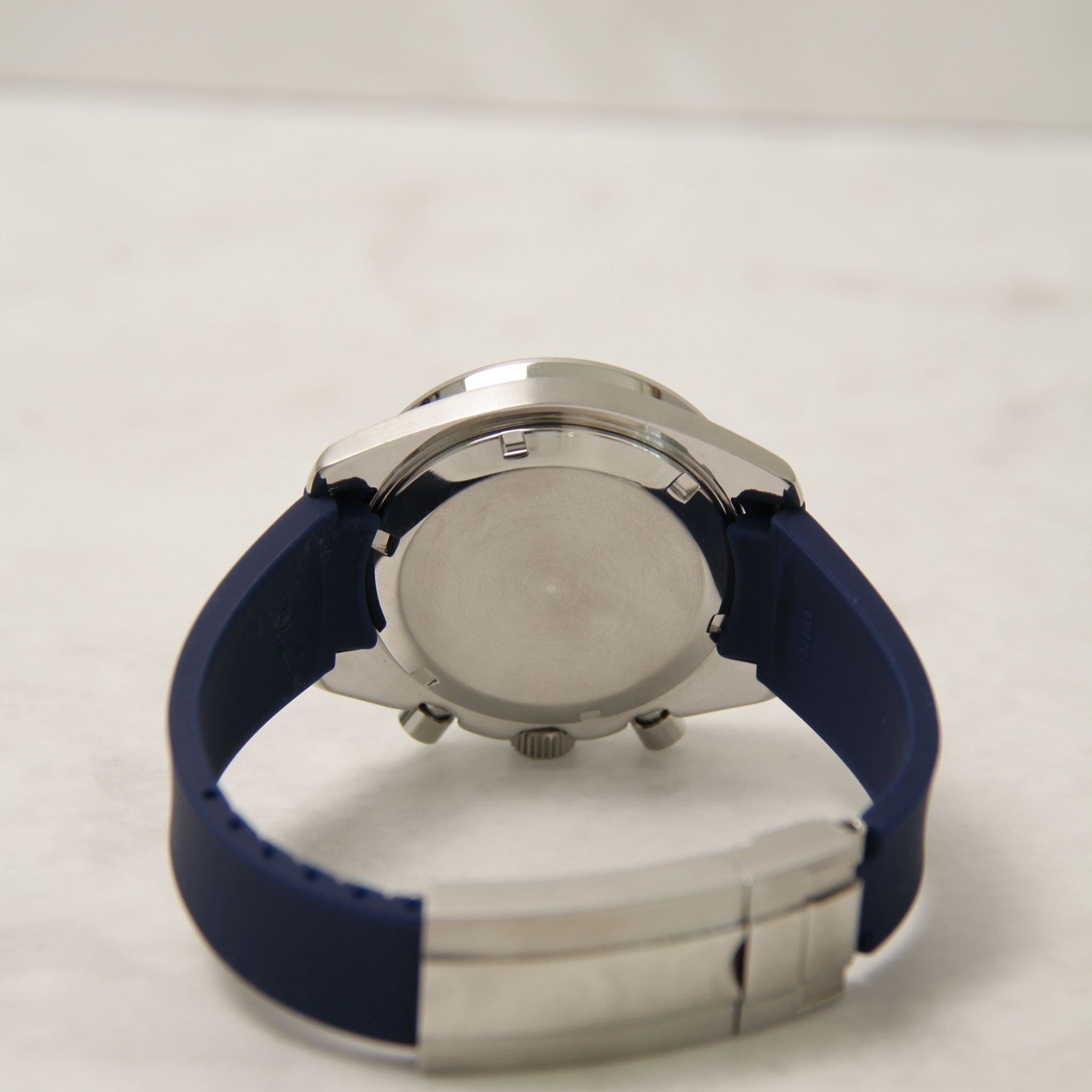 Montre Seiko Mod Speedmaster noir avec bracelet – mouvement chronographe hybride VK63