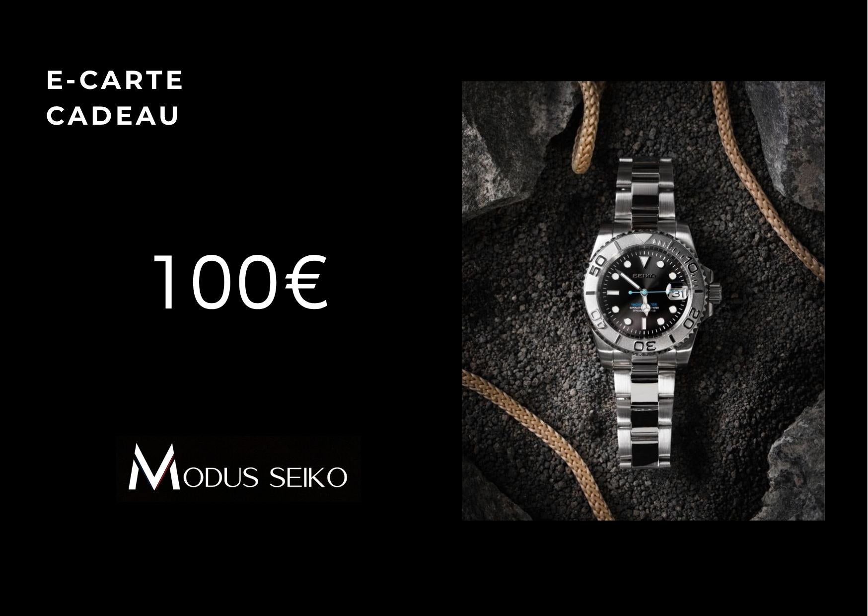 E-CARTE CADEAU MODUS SEIKO