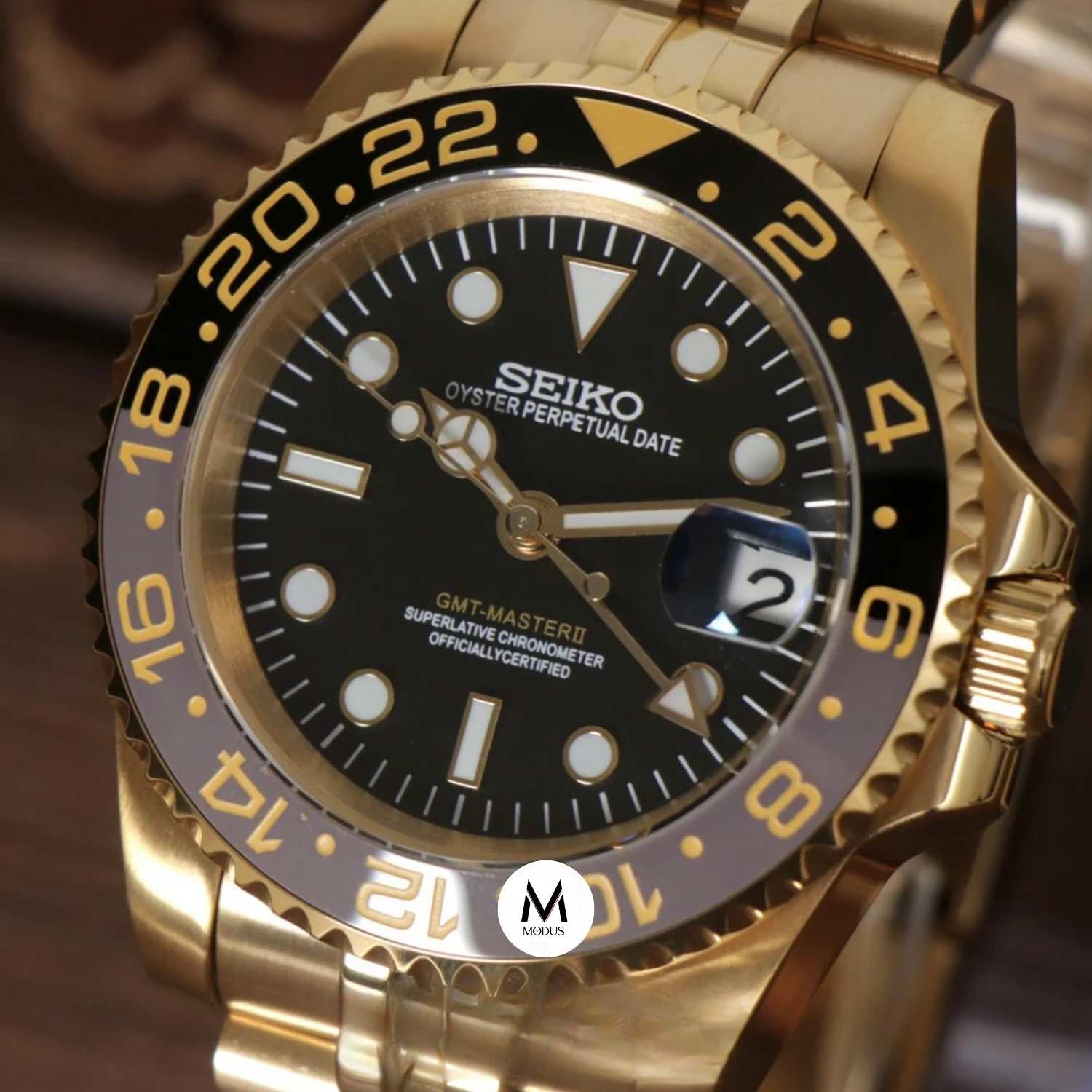 SEIKO MOD GMT | BRUCE WAYNE OR