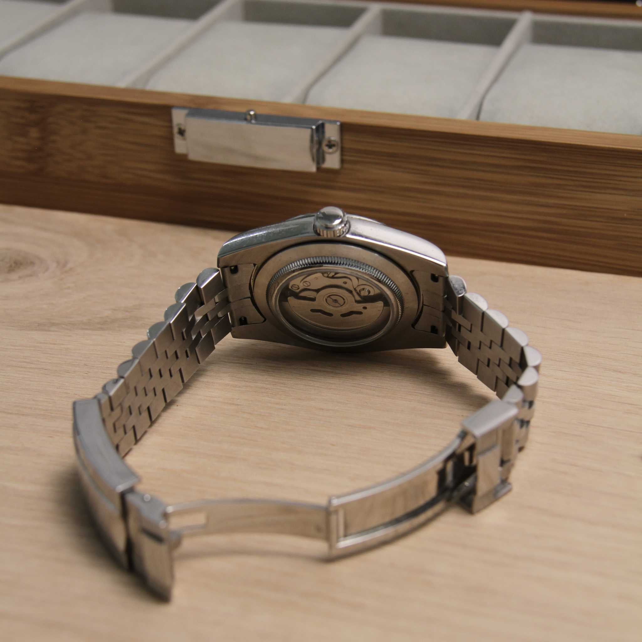 Seiko Mod Datejust Grey 36/40mm - Roman Numerals | NH35 Automatic