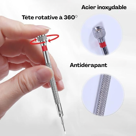 Tournevis pour Réglage de Bracelet de Montre