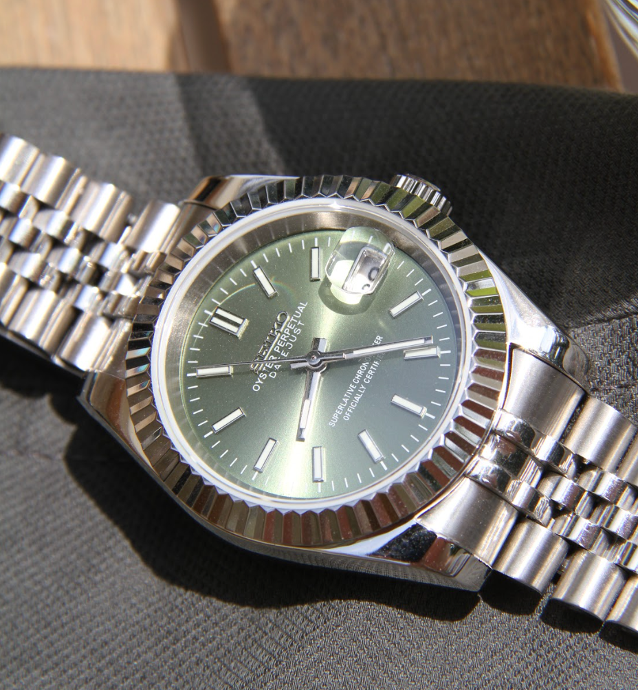 SEIKO MOD DATEJUST | KAKI