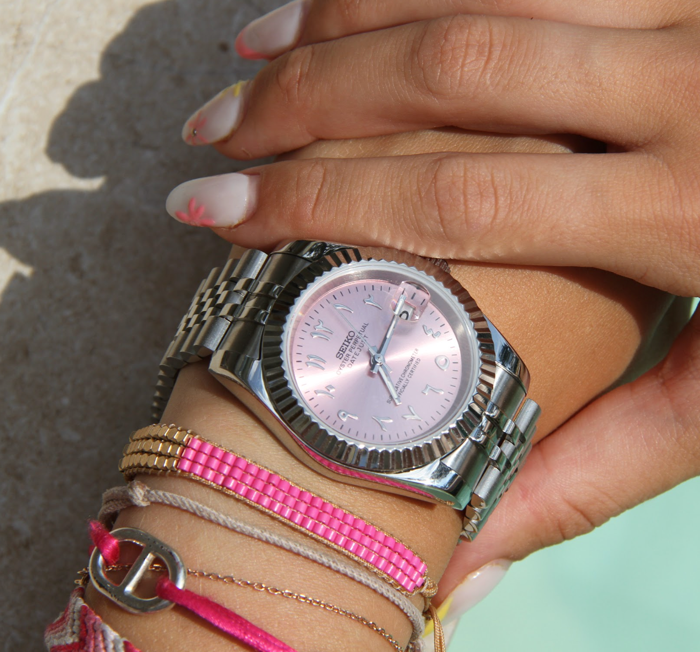 SEIKO MOD DATEJUST | ROSE