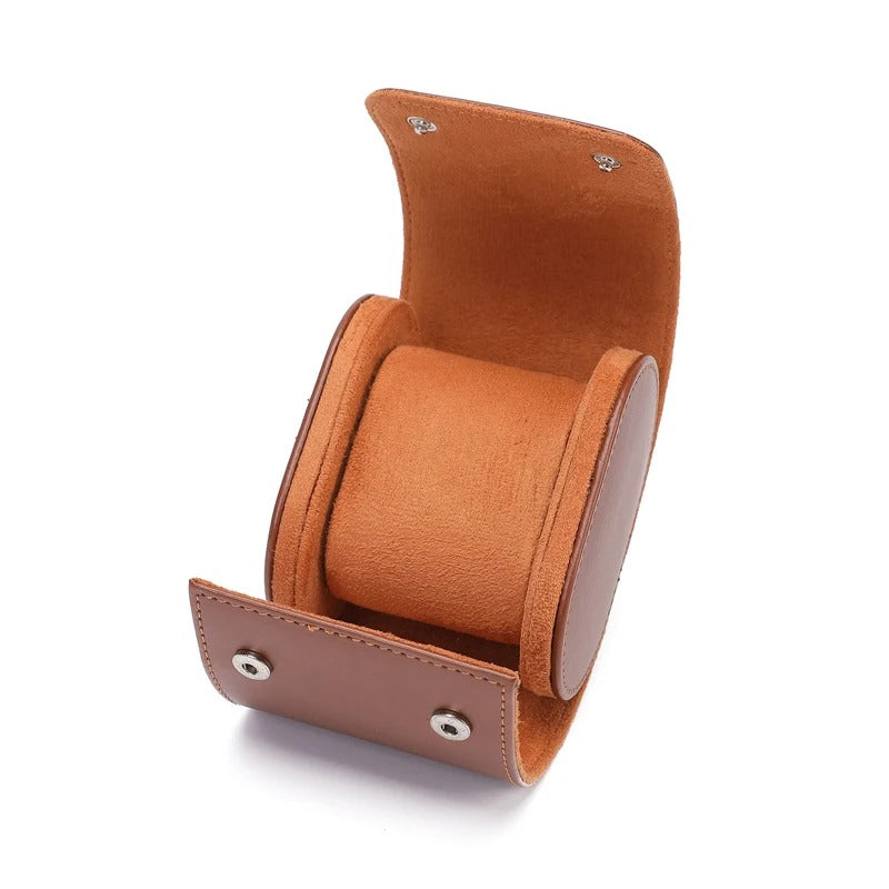 Vintage Leather Watch Display Stand